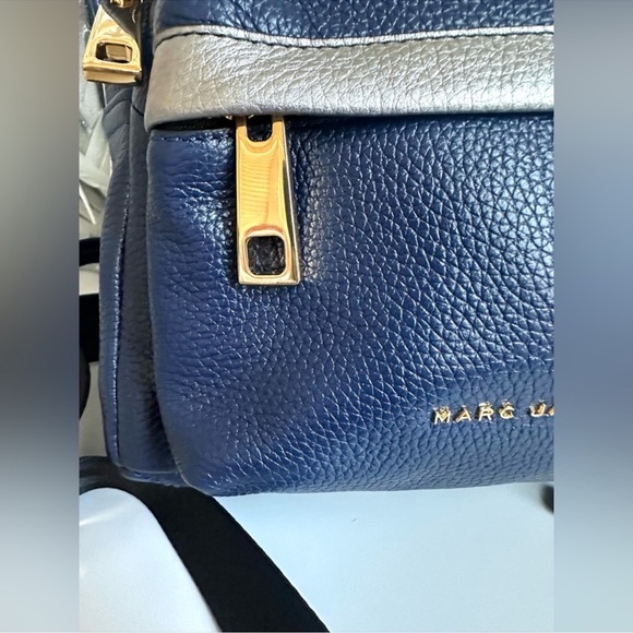 Marc Jacobs Mini Blue Leather Backpack NWT - Picture 6 of 13